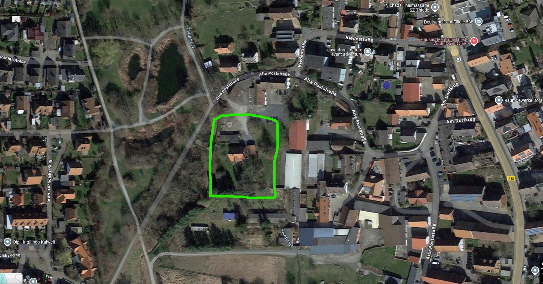 1800 Ehemaliger Friedhof in Thiede