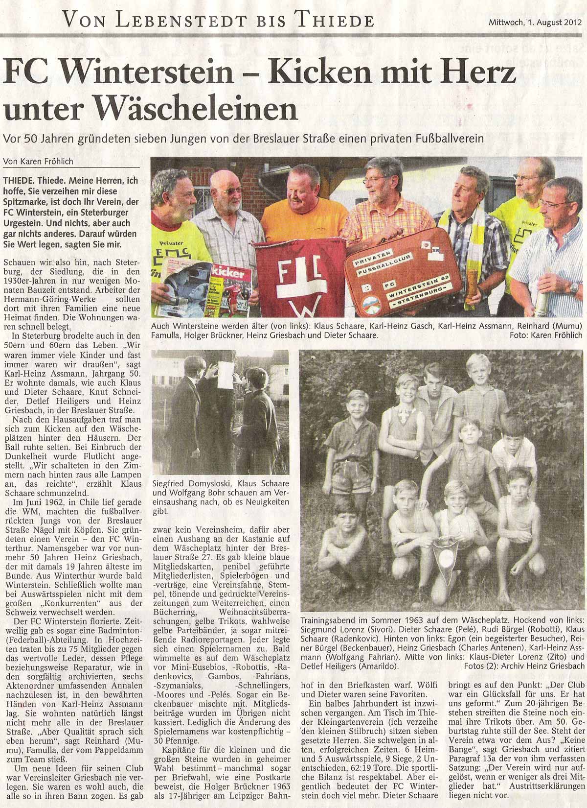 Artikel FC Winterstein